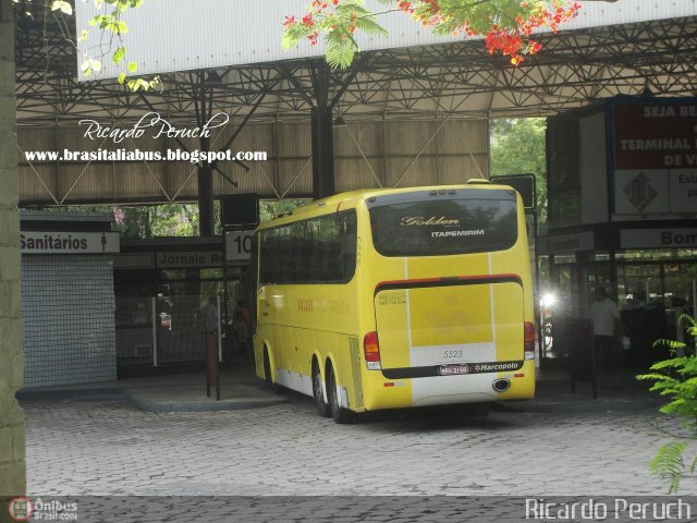 Viação Itapemirim 5523 na cidade de Vitória, Espírito Santo, Brasil, por Ricardo Peruch. Número da foto: #336830.