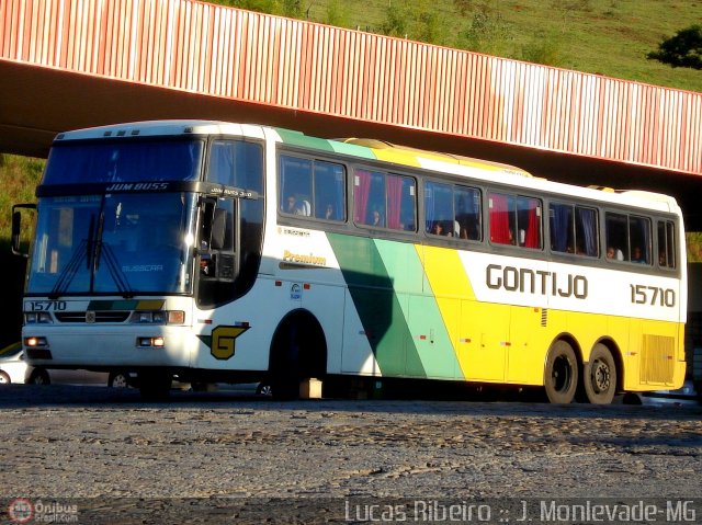 Empresa Gontijo de Transportes 15710 na cidade de João Monlevade, Minas Gerais, Brasil, por Lucas  Ribeiro. Número da foto: #337041.