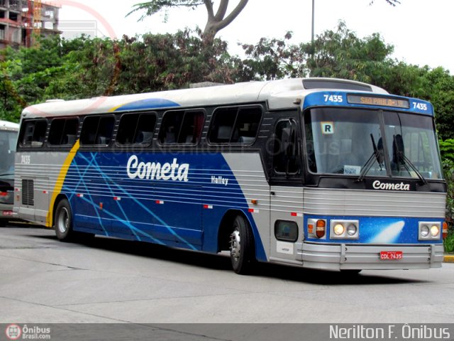 Viação Cometa 7435 na cidade de São Paulo, São Paulo, Brasil, por Nerilton F.  ônibus. ID da foto: 337434.