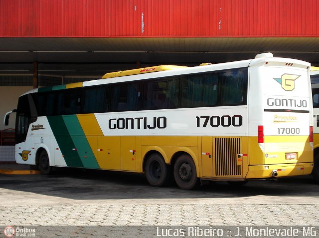 Empresa Gontijo de Transportes 17000 na cidade de João Monlevade, Minas Gerais, Brasil, por Lucas  Ribeiro. Número da foto: #338061.