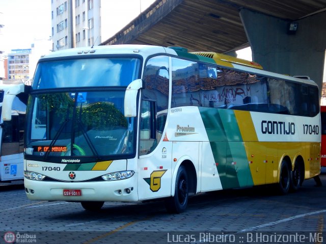 Empresa Gontijo de Transportes 17040 na cidade de Belo Horizonte, Minas Gerais, Brasil, por Lucas  Ribeiro. ID da foto: 338143.