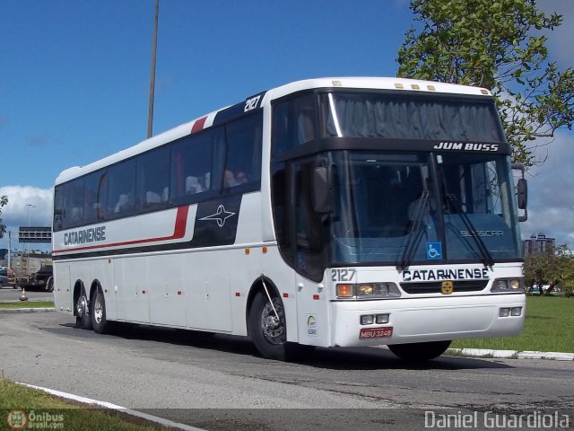 Auto Viação Catarinense 2127 na cidade de Florianópolis, Santa Catarina, Brasil, por Daniel Guardiola. ID da foto: 338420.