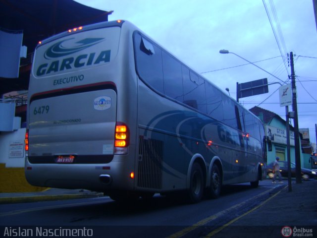 Viação Garcia 6479 na cidade de São José do Rio Preto, São Paulo, Brasil, por Aislan Nascimento. ID da foto: 338962.