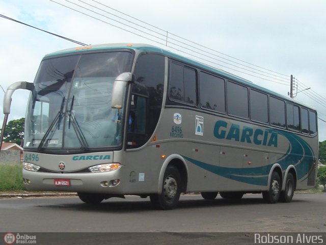 Viação Garcia 6496 na cidade de Paranavaí, Paraná, Brasil, por Robson Alves. Número da foto: #338889.