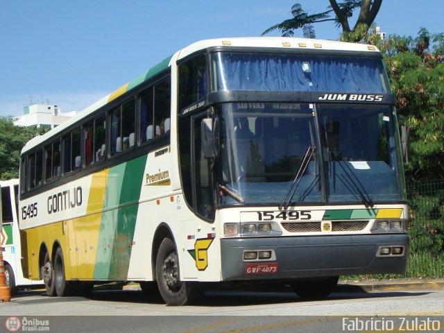 Empresa Gontijo de Transportes 15495 na cidade de São Paulo, São Paulo, Brasil, por Fabricio do Nascimento Zulato. Número da foto: #338833.