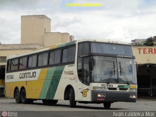 Empresa Gontijo de Transportes 15310 na cidade de Teófilo Otoni, Minas Gerais, Brasil, por Ivan Caldeira Moc. ID da foto: 338908.