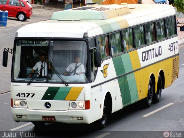 Empresa Gontijo de Transportes 4377 na cidade de Teresina, Piauí, Brasil, por João Victor. Número da foto: #340304.