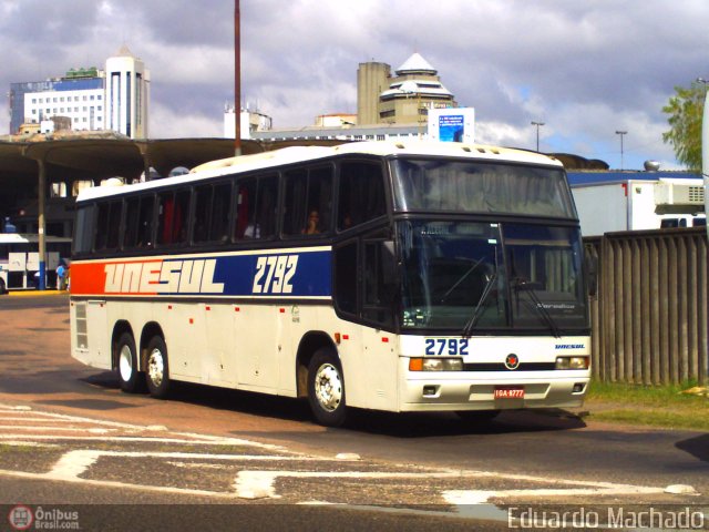 Unesul de Transportes 2792 na cidade de Porto Alegre, Rio Grande do Sul, Brasil, por Eduardo Machado. Número da foto: #340742.