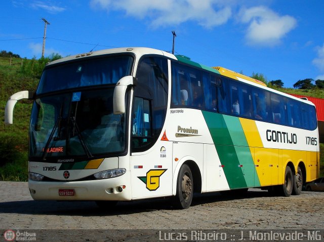 Empresa Gontijo de Transportes 17185 na cidade de João Monlevade, Minas Gerais, Brasil, por Lucas  Ribeiro. Número da foto: #340024.