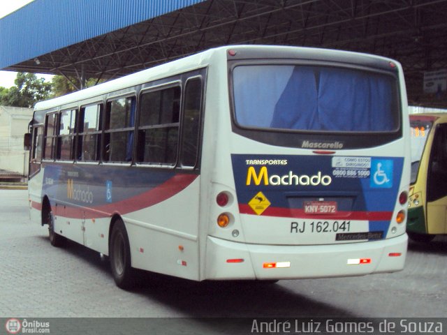 Transportes Machado RJ 162.041 na cidade de Duque de Caxias, Rio de Janeiro, Brasil, por André Luiz Gomes de Souza. ID da foto: 341329.