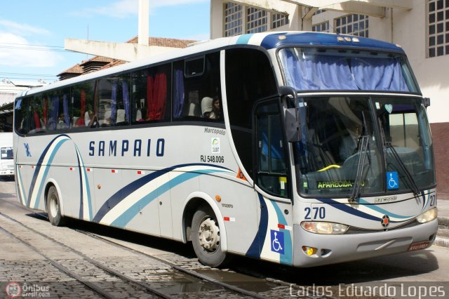 Viação Sampaio 270 na cidade de Rio de Janeiro, Rio de Janeiro, Brasil, por Carlos Eduardo Lopes. Número da foto: #341716.