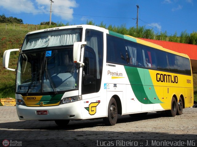 Empresa Gontijo de Transportes 11810 na cidade de João Monlevade, Minas Gerais, Brasil, por Lucas  Ribeiro. Número da foto: #365292.