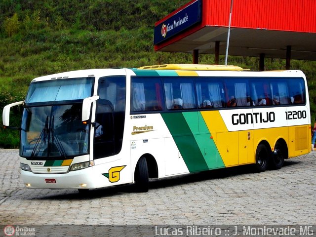 Empresa Gontijo de Transportes 12200 na cidade de João Monlevade, Minas Gerais, Brasil, por Lucas  Ribeiro. ID da foto: 365320.