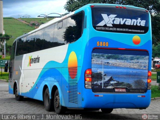 Viação Xavante 5800 na cidade de João Monlevade, Minas Gerais, Brasil, por Lucas  Ribeiro. Número da foto: #376068.
