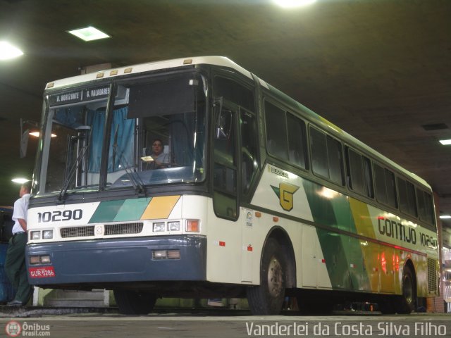 Empresa Gontijo de Transportes 10290 na cidade de Belo Horizonte, Minas Gerais, Brasil, por Vanderlei da Costa Silva Filho. ID da foto: 375023.