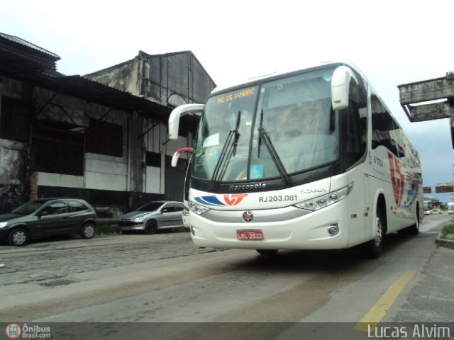 Viação Teresópolis RJ 203.081 na cidade de Rio de Janeiro, Rio de Janeiro, Brasil, por Lucas Alvim. ID da foto: 375524.