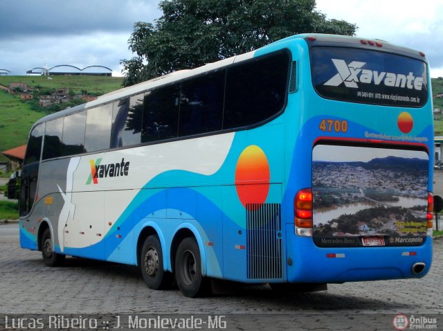 Viação Xavante 4700 na cidade de João Monlevade, Minas Gerais, Brasil, por Lucas  Ribeiro. Número da foto: #376073.