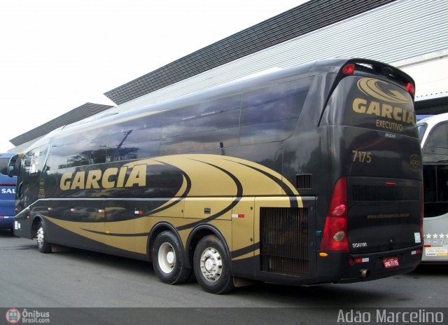 Viação Garcia 7175 na cidade de Belo Horizonte, Minas Gerais, Brasil, por Adão Raimundo Marcelino. ID da foto: 376233.