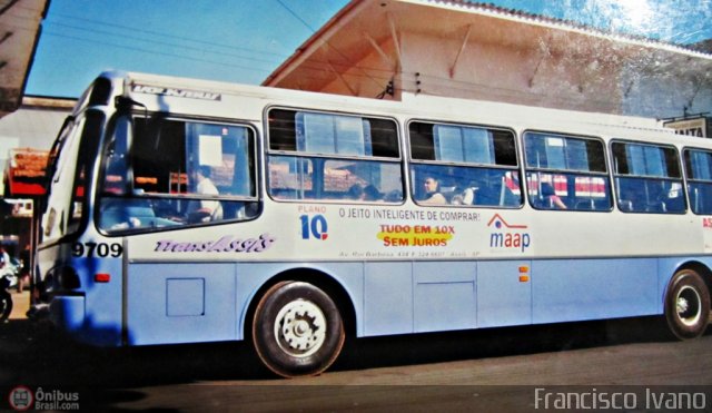 AVOA - Auto Viação Ourinhos Assis 9709 na cidade de Assis, São Paulo, Brasil, por Francisco Ivano. Número da foto: #377366.