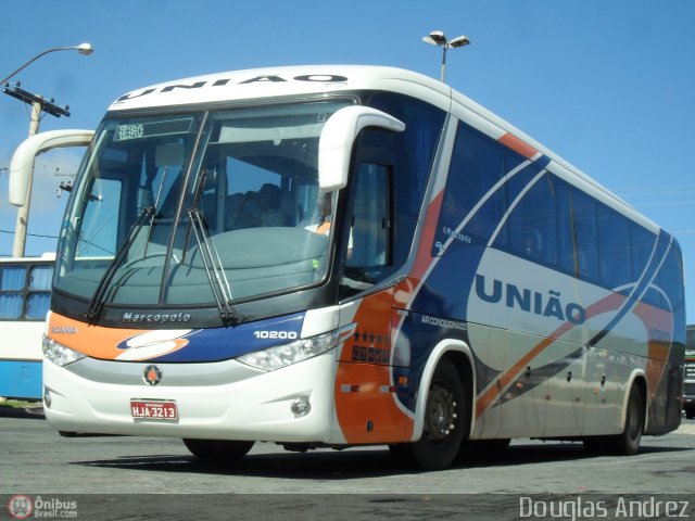 Expresso União 10200 na cidade de Trindade, Goiás, Brasil, por Douglas Andrez. Número da foto: #377072.