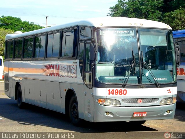Viação Águia Branca 14980 na cidade de Vitória, Espírito Santo, Brasil, por Lucas  Ribeiro. Número da foto: #377988.
