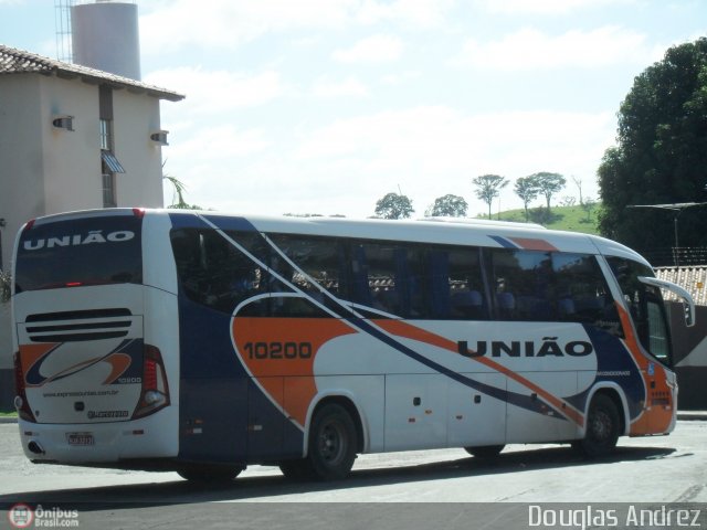 Expresso União 10200 na cidade de Trindade, Goiás, Brasil, por Douglas Andrez. Número da foto: #378124.