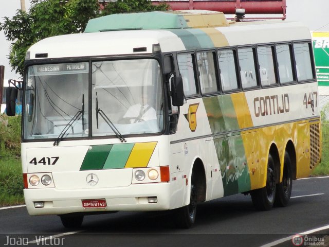 Empresa Gontijo de Transportes 4417 na cidade de Teresina, Piauí, Brasil, por João Victor. ID da foto: 378244.