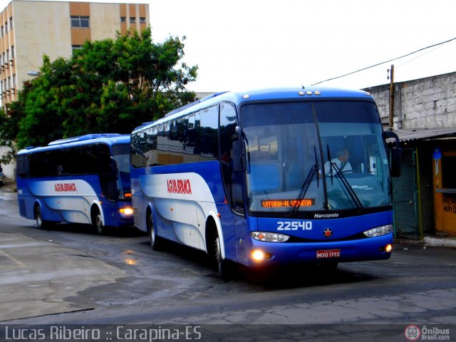 Viação Águia Branca 22540 na cidade de Serra, Espírito Santo, Brasil, por Lucas  Ribeiro. Número da foto: #377993.