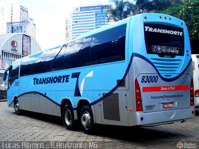 Transnorte - Transporte e Turismo Norte de Minas 83000 na cidade de Belo Horizonte, Minas Gerais, Brasil, por Lucas  Ribeiro. Número da foto: #379443.
