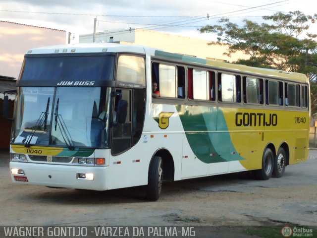 Empresa Gontijo de Transportes 11040 na cidade de Várzea da Palma, Minas Gerais, Brasil, por Wagner Gontijo Várzea da Palma-mg. Número da foto: #379003.