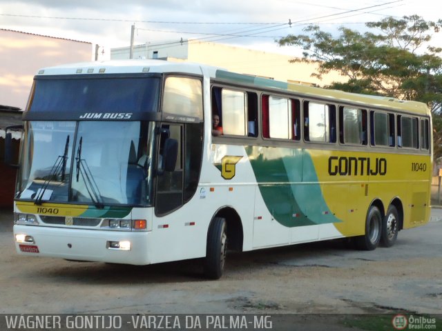 Empresa Gontijo de Transportes 11040 na cidade de Várzea da Palma, Minas Gerais, Brasil, por Wagner Gontijo Várzea da Palma-mg. ID da foto: 379003.