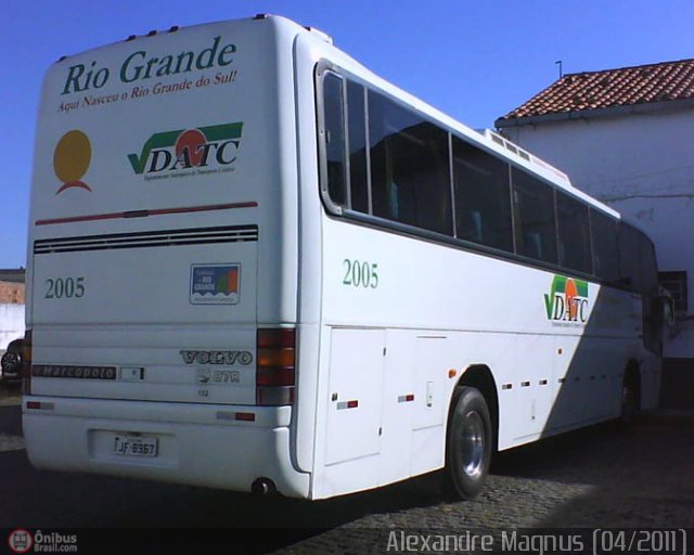 DATC - Departamento Autárquico de Transporte Coletivo 2005 na cidade de Rio Grande, Rio Grande do Sul, Brasil, por Alexandre  Magnus. ID da foto: 380106.