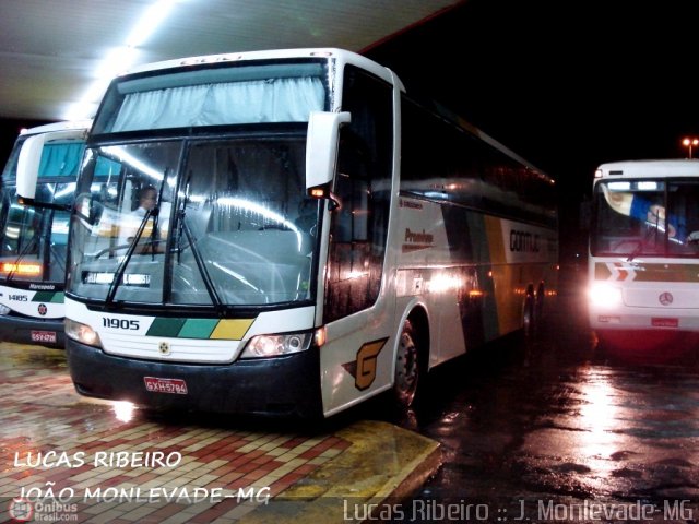 Empresa Gontijo de Transportes 11905 na cidade de João Monlevade, Minas Gerais, Brasil, por Lucas  Ribeiro. Número da foto: #380047.
