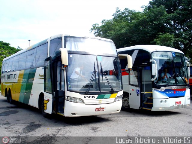 Empresa Gontijo de Transportes 12495 na cidade de Vitória, Espírito Santo, Brasil, por Lucas  Ribeiro. ID da foto: 380055.