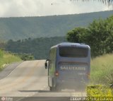 Viação Salutaris e Turismo 13877 na cidade de Ponto dos Volantes, Minas Gerais, Brasil, por Cleber Bus. ID da foto: :id.