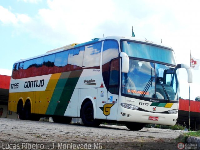 Empresa Gontijo de Transportes 17135 na cidade de João Monlevade, Minas Gerais, Brasil, por Lucas  Ribeiro. ID da foto: 384095.