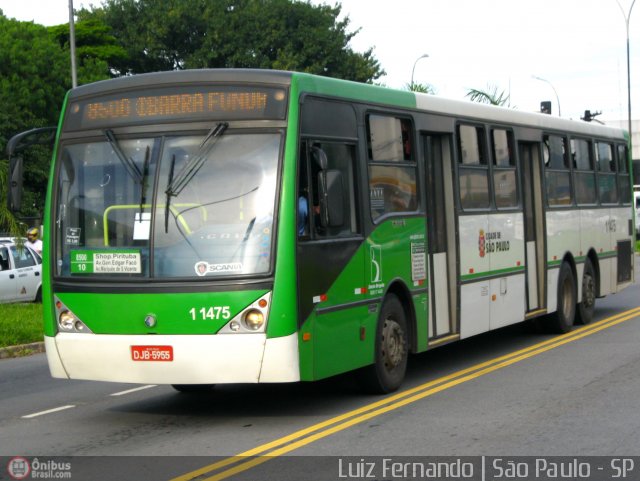 Viação Santa Brígida 1 1475 na cidade de São Paulo, São Paulo, Brasil, por Rafael Santos. ID da foto: 383526.