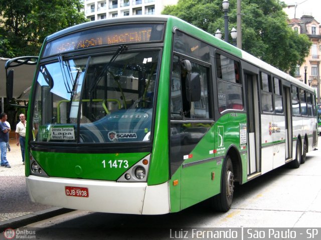 Viação Santa Brígida 1 1473 na cidade de São Paulo, São Paulo, Brasil, por Rafael Santos. ID da foto: 383518.