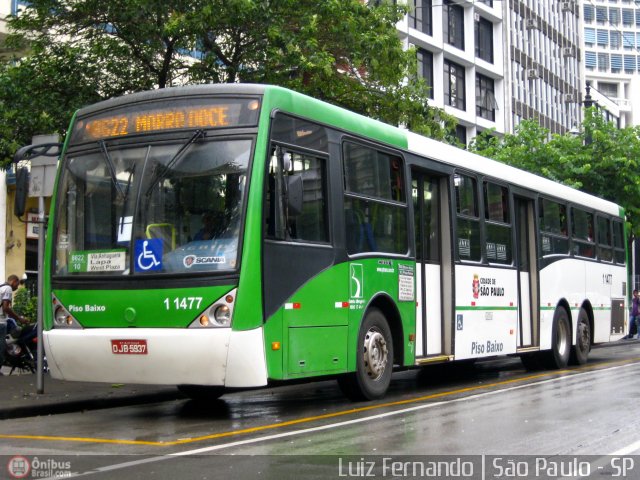 Viação Santa Brígida 1 1477 na cidade de São Paulo, São Paulo, Brasil, por Rafael Santos. Número da foto: #384412.