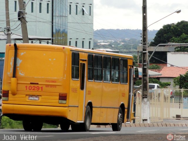 Viação Piauiense 10291 na cidade de Teresina, Piauí, Brasil, por João Victor. ID da foto: 383503.