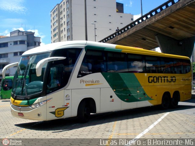 Empresa Gontijo de Transportes 18045 na cidade de Belo Horizonte, Minas Gerais, Brasil, por Lucas  Ribeiro. Número da foto: #384077.