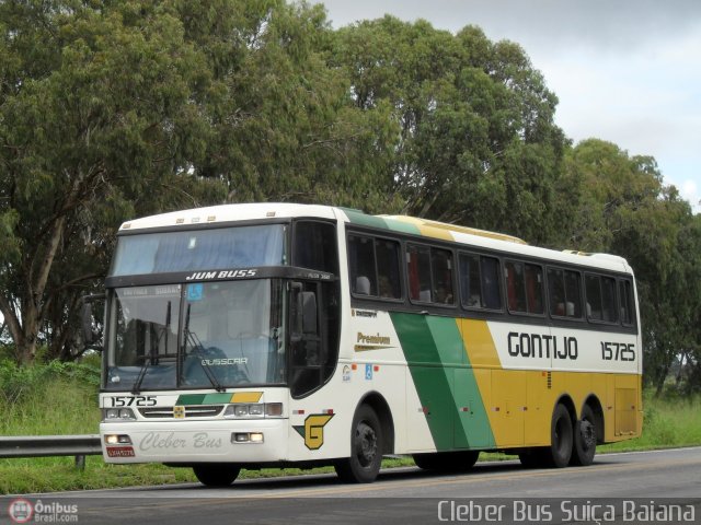 Empresa Gontijo de Transportes 15725 na cidade de Vitória da Conquista, Bahia, Brasil, por Cleber Bus. ID da foto: 385275.