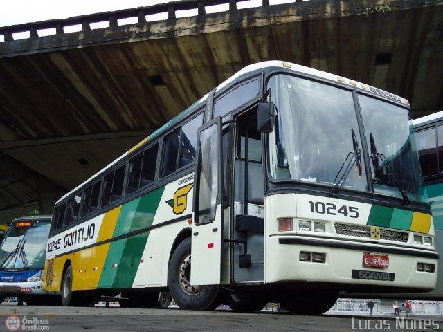 Empresa Gontijo de Transportes 10245 na cidade de Belo Horizonte, Minas Gerais, Brasil, por Lucas Nunes. ID da foto: 385246.