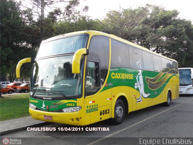 Expresso Caxiense 6083 na cidade de Curitiba, Paraná, Brasil, por Paulo Roberto Chulis. Número da foto: #385393.