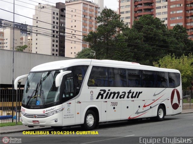 Rimatur Transportes 7000 na cidade de Curitiba, Paraná, Brasil, por Paulo Roberto Chulis. Número da foto: #386445.
