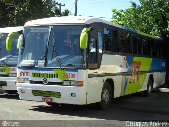 Sideral Transportes e Turismo 20200 na cidade de Trindade, Goiás, Brasil, por Douglas Andrez. Número da foto: #386061.