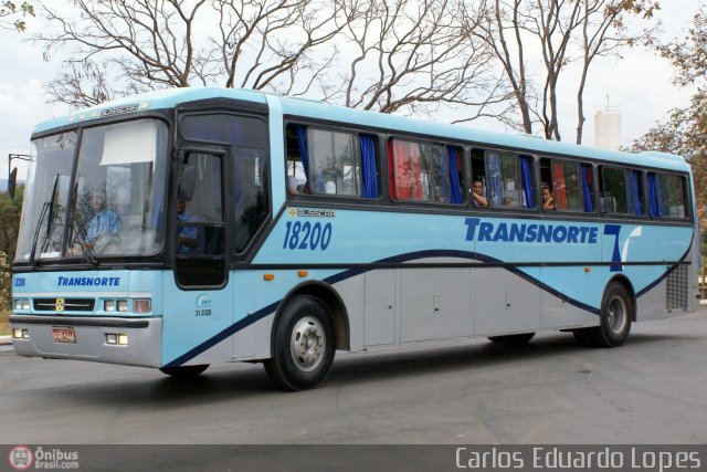 Transnorte - Transporte e Turismo Norte de Minas 18200 na cidade de Montes Claros, Minas Gerais, Brasil, por Carlos Eduardo Lopes. Número da foto: #366943.