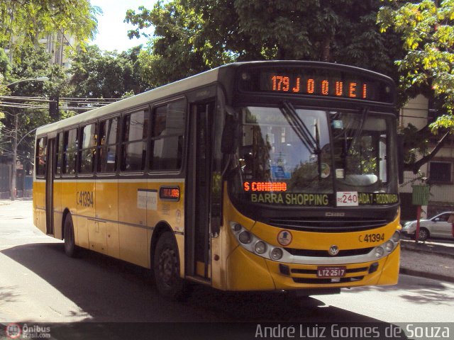 Real Auto Ônibus C41394 na cidade de Rio de Janeiro, Rio de Janeiro, Brasil, por André Luiz Gomes de Souza. ID da foto: 366961.