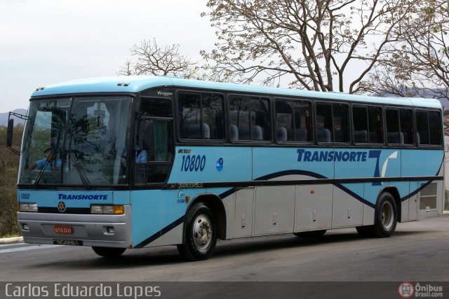 Transnorte - Transporte e Turismo Norte de Minas 10800 na cidade de Montes Claros, Minas Gerais, Brasil, por Carlos Eduardo Lopes. ID da foto: 366911.