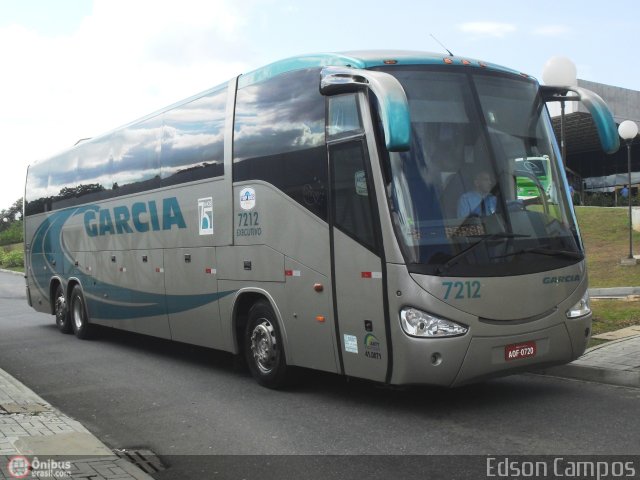 Viação Garcia 7212 na cidade de Ponta Grossa, Paraná, Brasil, por Edson Campos. ID da foto: 366906.